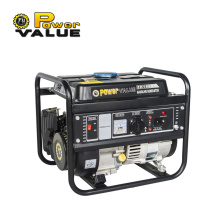 Generador portátil de 1000 vatios 2kW Gasoline Generator CA Single Phase con certificado CE para la venta